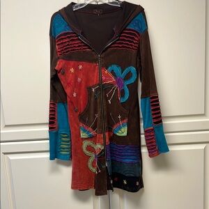 Rising International Multicolor Patchwork Jacket